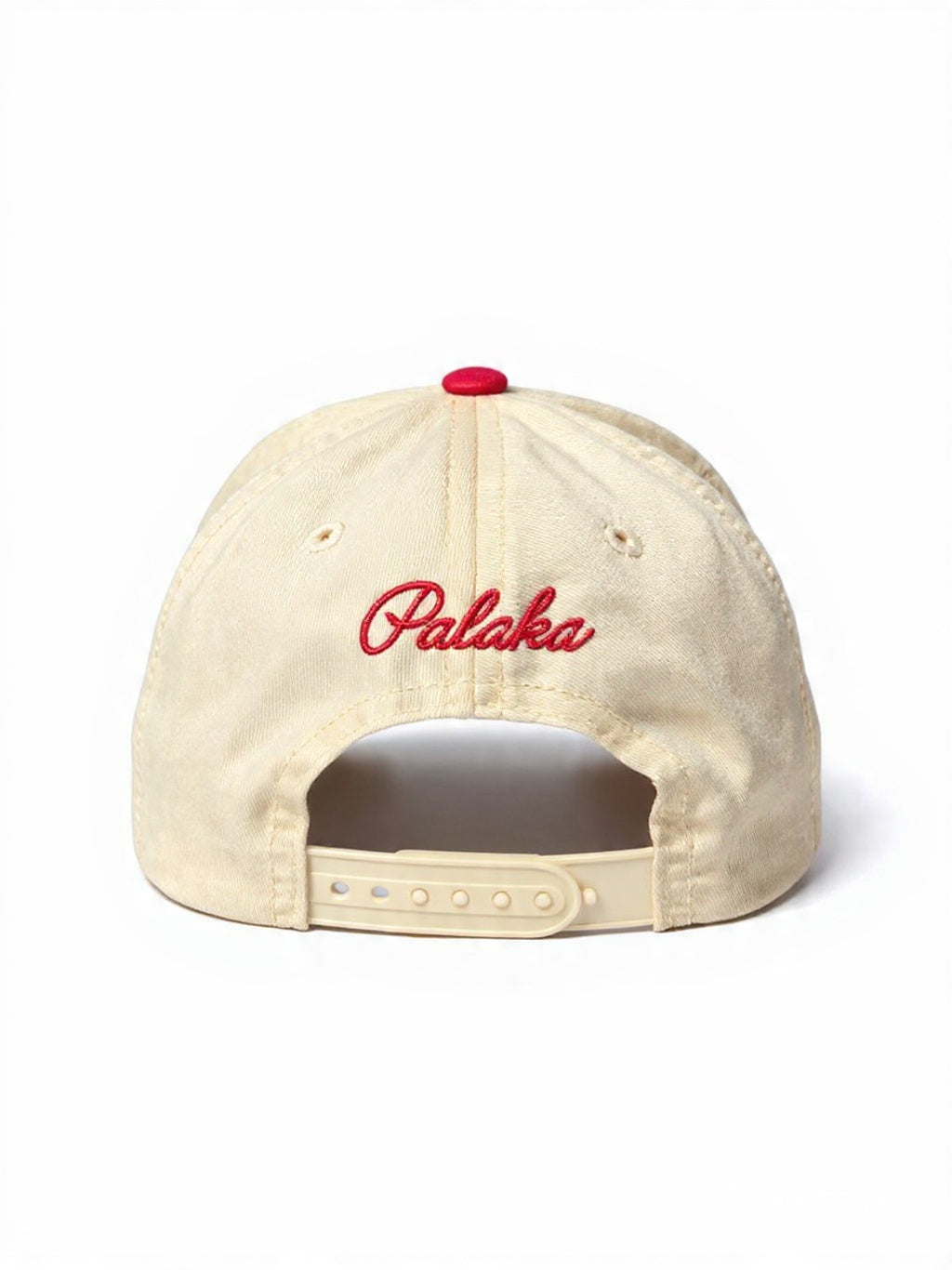 CREAM/RED - A FRAME SNAPBACK
