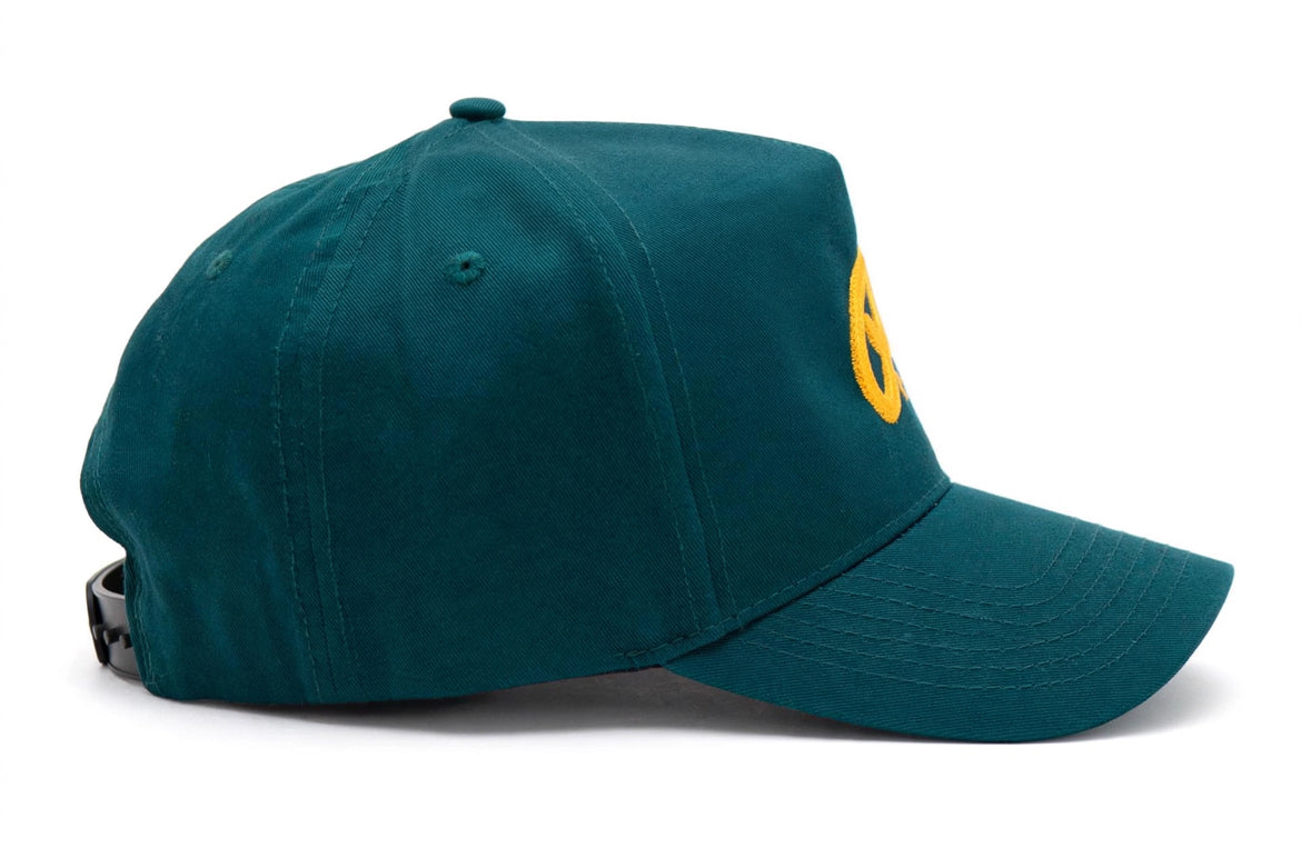 GREEN/GOLD - A FRAME SNAPBACK