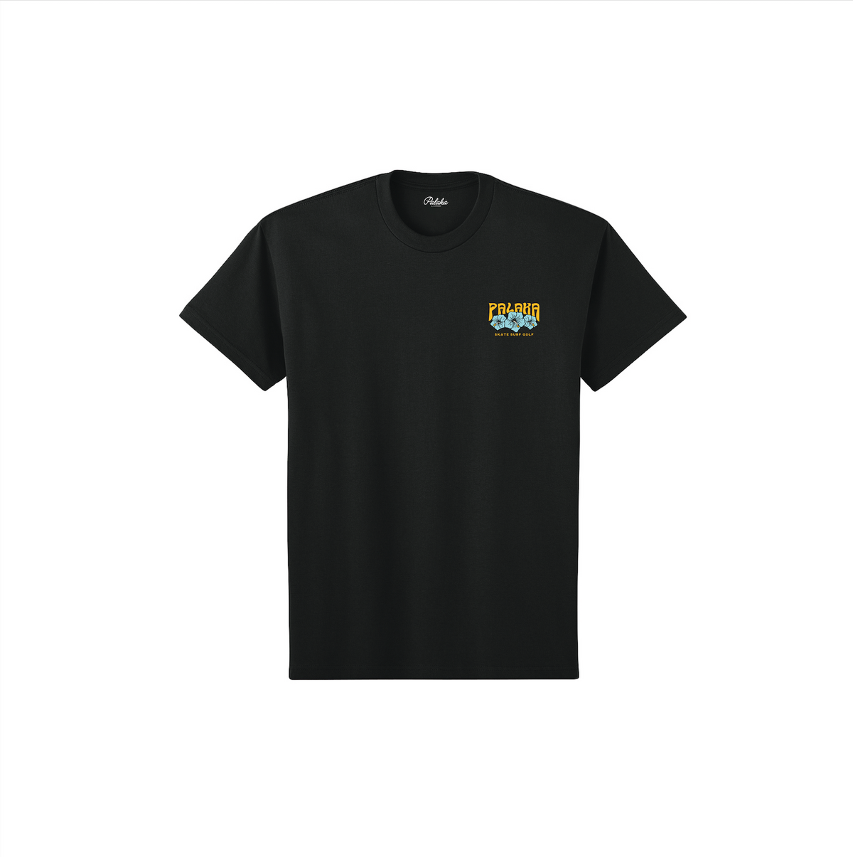 HIBISCUS TEE - BLACK